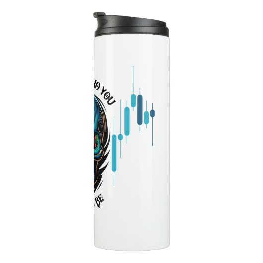 Trade Motivation | Skull | Remember  タンブラー (回転右)