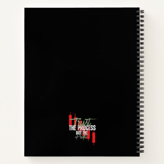 Trade Motivation | Trust | Self discipline ノートブック (裏面)