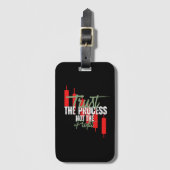 Trade Motivation | Trust | Self discipline ラゲッジタグ (正面縦)