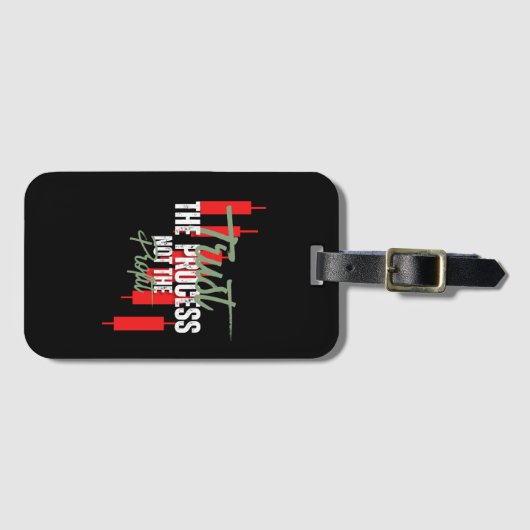 Trade Motivation | Trust | Self discipline ラゲッジタグ (正面横)