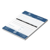 Trade Service Professional Blue Invoice Pad ノートパッド (回転)