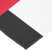 Trade Show Tablecloth カスタムロゴ 赤黒 テーブルクロス (アングル)
