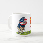Trade Wars The Golf Edition コーヒーマグカップ (正面左)
