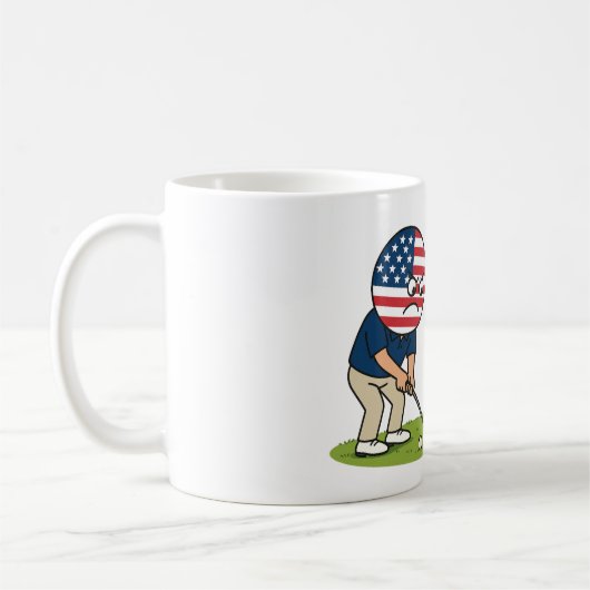 Trade Wars The Golf Edition コーヒーマグカップ (左)