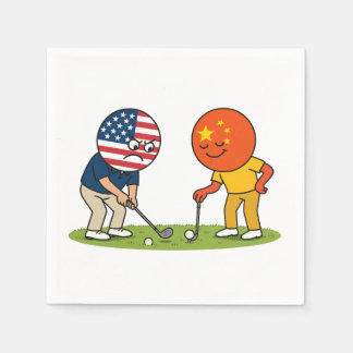 Trade Wars The Golf Edition スタンダードカクテルナプキン