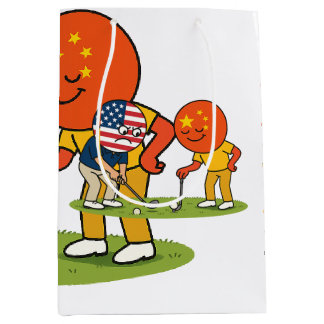 Trade Wars The Golf Edition ミディアムペーパーバッグ