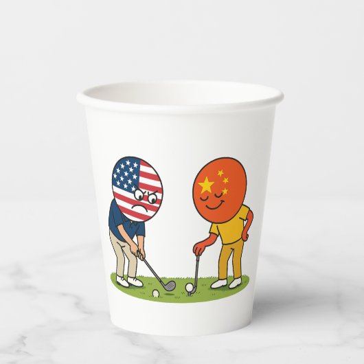 Trade Wars The Golf Edition 紙コップ (正面)