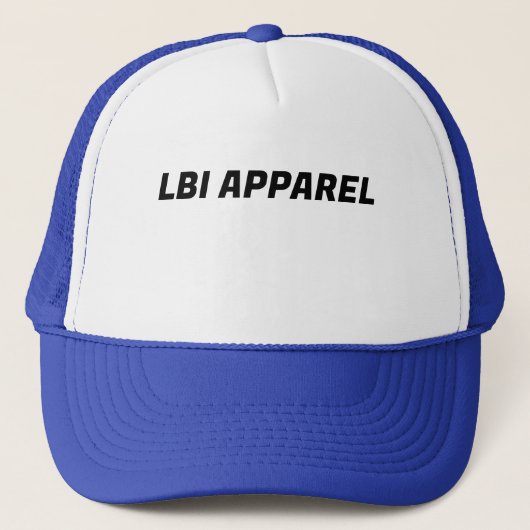 TRADEMARKED LBI APPAREL HAT キャップ (正面)