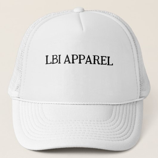 TRADEMARKED LBI APPAREL HAT キャップ (正面)