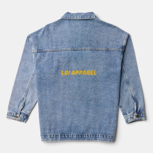 TRADEMARKED LBI APPAREL JACKET デニムジャケット (裏面)