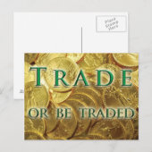 TradeorbeTradedの郵便はがき ポストカード (正面/裏面)