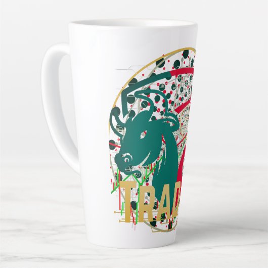 Trader カフェラテマグ (左アングル)