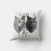 Trader life | Wolf | Both sides クッション (裏面)