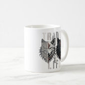 Trader life | Wolf | Both sides コーヒーマグカップ (正面右)