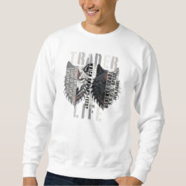 Trader life | Wolf | Both sides スウェットシャツ