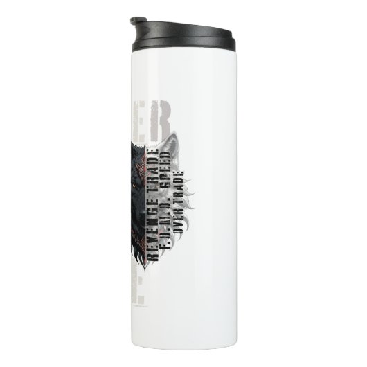 Trader life | Wolf | Both sides タンブラー (回転右)