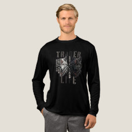 Trader life | Wolf | Both sides トライブレンドTシャツ
