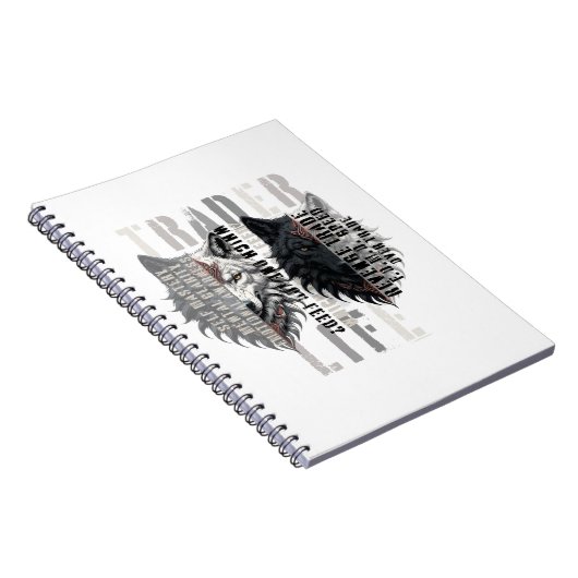 Trader life | Wolf | Both sides ノートブック (右側)