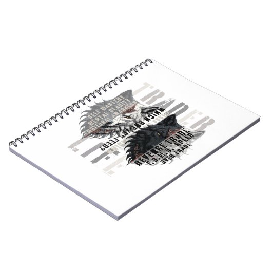 Trader life | Wolf | Both sides ノートブック (左側)