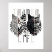 Trader life | Wolf | Both sides ポスター (正面)