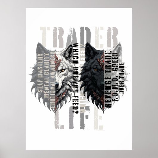 Trader life | Wolf | Both sides ポスター (正面)
