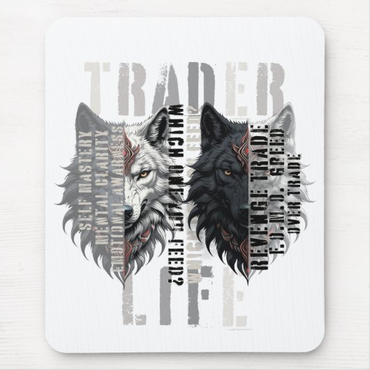 Trader life | Wolf | Both sides マウスパッド (正面)