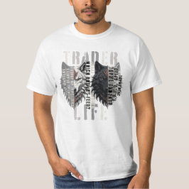 Trader life | Wolf | Both sides Tシャツ