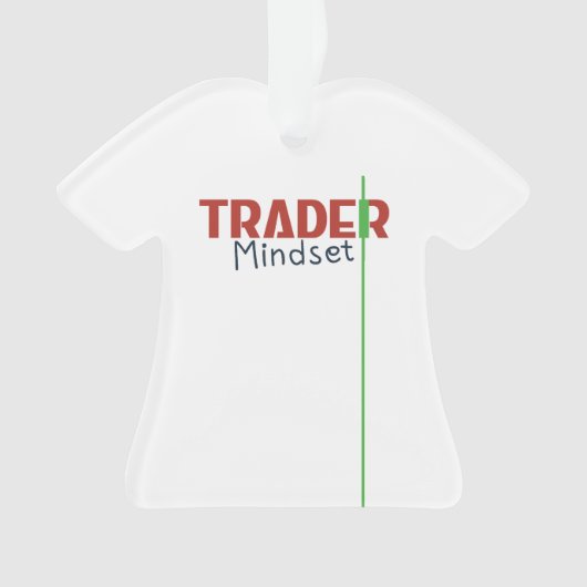 Trader Mindset – Discipline, Focus, Trading Psycho オーナメント (正面)