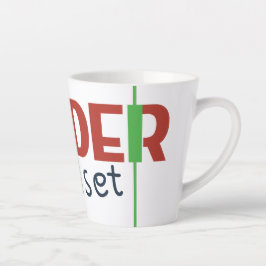 Trader Mindset – Discipline, Focus, Trading Psycho カフェラテマグ