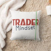 Trader Mindset – Discipline, Focus, Trading Psycho クッション (ブランケット)