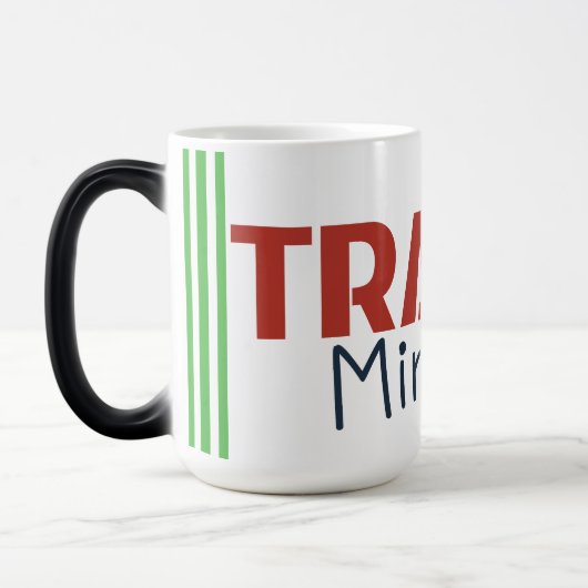 Trader Mindset – Discipline, Focus, Trading Psycho モーフィングマグカップ (左)