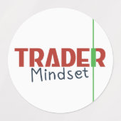 Trader Mindset – Discipline Focus & Trading Psycho ラベル (デザイン1)