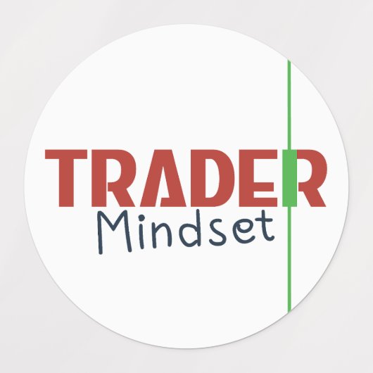 Trader Mindset – Discipline Focus & Trading Psycho ラベル (デザイン1)