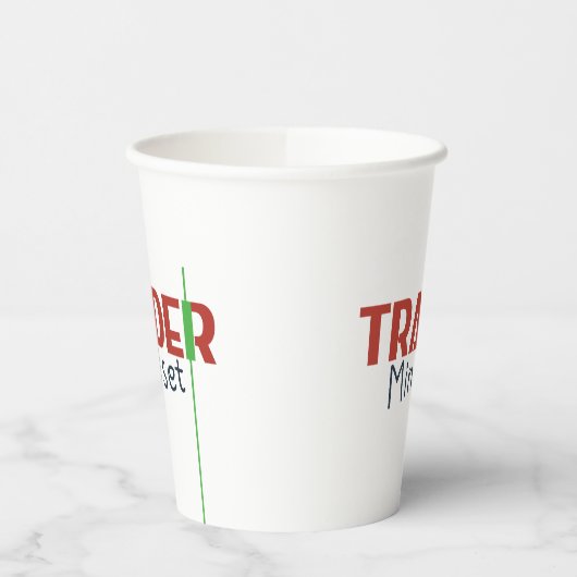 Trader Mindset – Discipline, Focus, Trading Psycho 紙コップ (左)