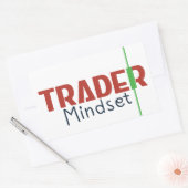 Trader Mindset – Discipline Focus & Trading Psycho 長方形シール (封筒)