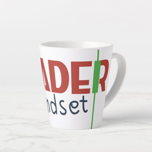 Trader Mindset – Discipline Focused Trading カフェラテマグ (右アングル)
