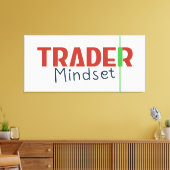 Trader Mindset – Discipline Focused Trading キャンバスプリント (インサイチュ (リビング))
