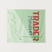 Trader Mindset – Discipline Focused Trading タペストリー (正面(横))