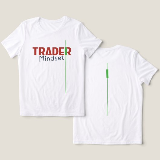 Trader Mindset – Discipline Focused Trading トライブレンドＴシャツ (デザイン正面&裏面)