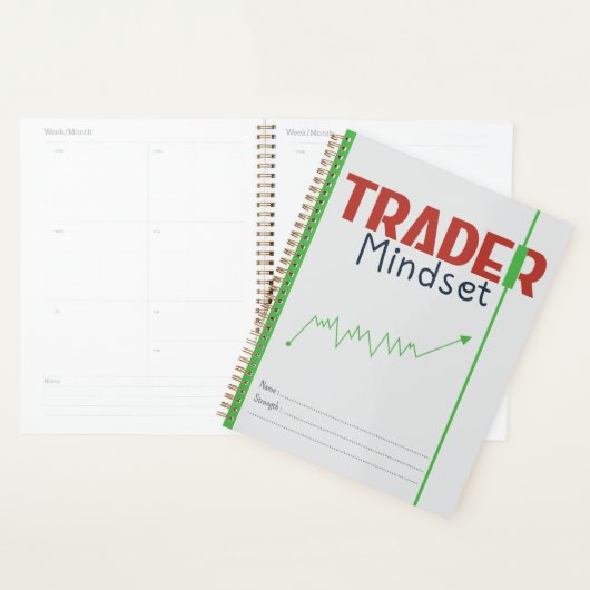 Trader Mindset – Discipline Focused Trading プランナー手帳 (ディスプレー)