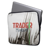 Trader Mindset – Discipline Focused Trading ラップトップスリーブ (正面左)