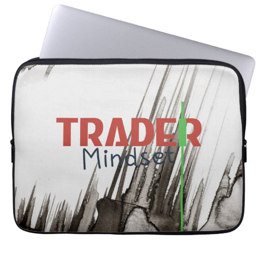 Trader Mindset – Discipline Focused Trading ラップトップスリーブ (正面)
