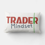 Trader Mindset – Discipline Focused Trading ランバークッション (正面)