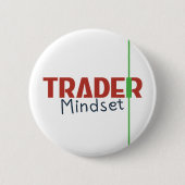 Trader Mindset – Discipline Focused Trading 缶バッジ (正面)