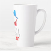 Trader motivation | Bull | Discipline カフェラテマグ (右)