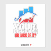 Trader motivation | Bull | Discipline シール (シート)