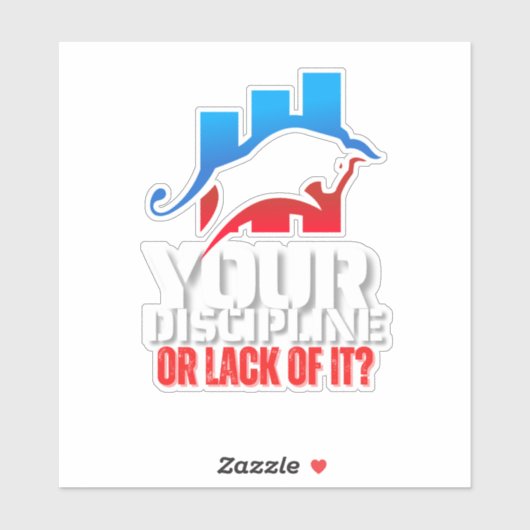 Trader motivation | Bull | Discipline シール (シート)