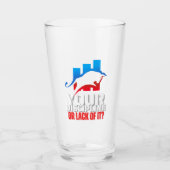 Trader motivation | Bull | Discipline タンブラーグラス (正面)