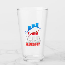 Trader motivation | Bull | Discipline タンブラーグラス