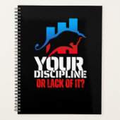 Trader motivation | Bull | Discipline プランナー手帳 (正面)